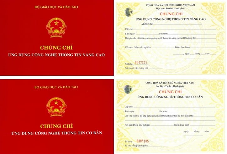 Hình ảnh chứng chỉ