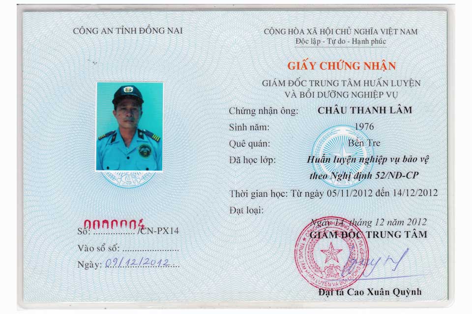 Giá dịch vụ làm chứng chỉ bảo vệ